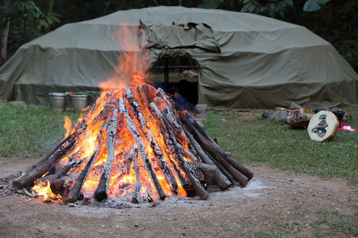 Cerimonia della Sweat Lodge