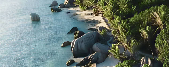 Pristine Paradise Nature Ritiro, La Digue, Le Seychelles, maggio 2027 — Lotus Love Yoga