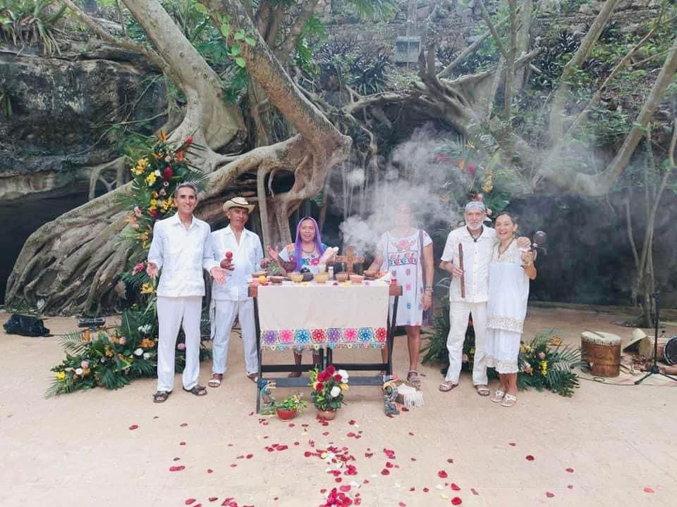 Cerimonia tradizionale di unione matrimoniale maya