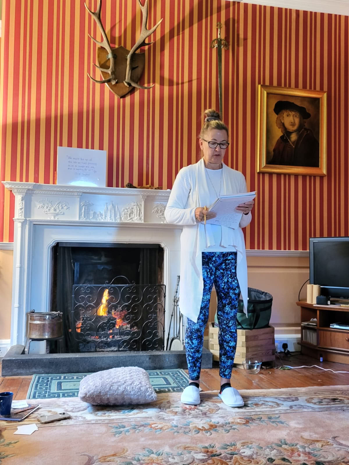Ritiro di scrittura creativa e yoga per sole donne in castello scozzese