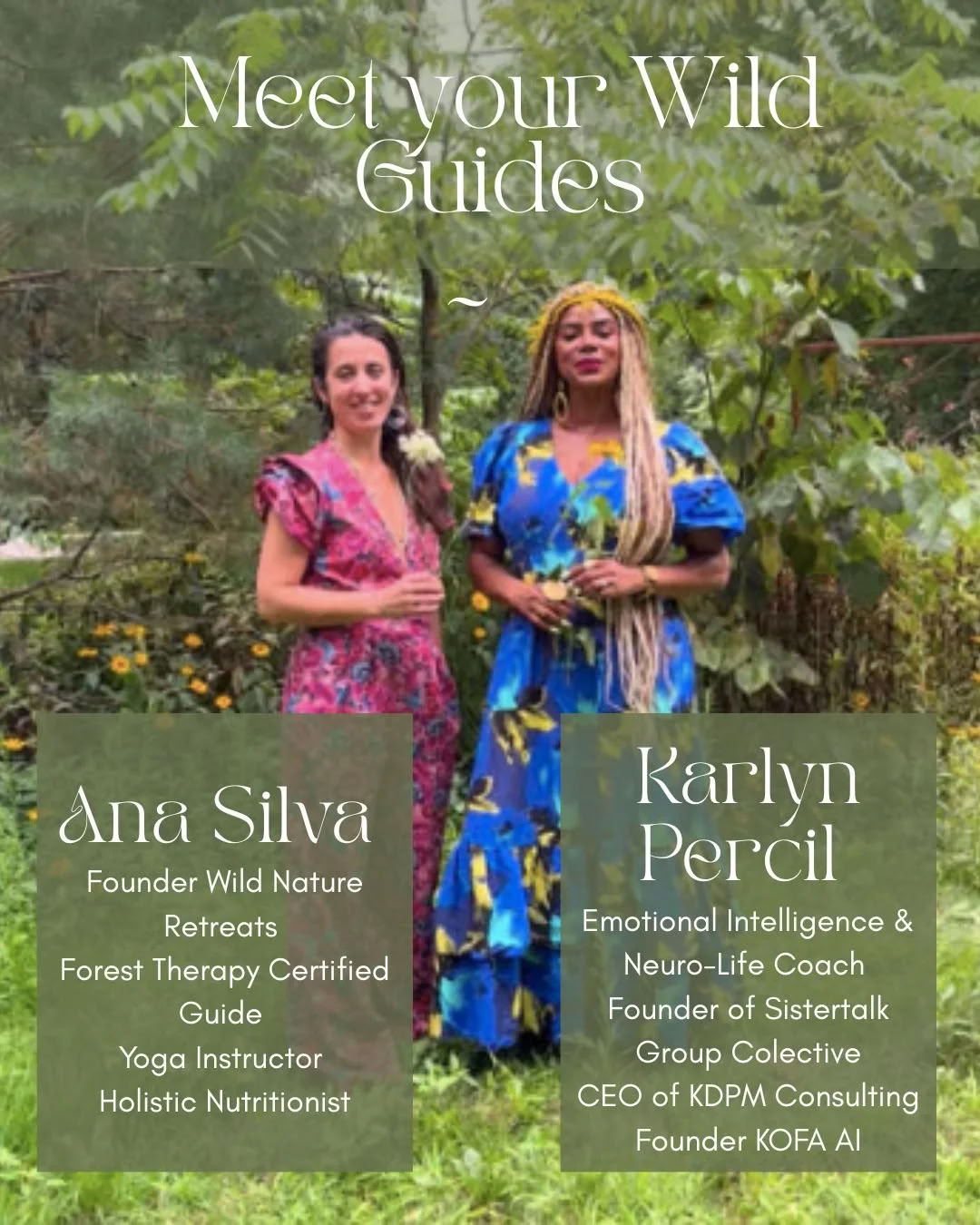 Sistertalk Retreats - LATE SUMMER GLOW: Ritiro degli Elementi Minerale/Natura — Wild Nature Retreats