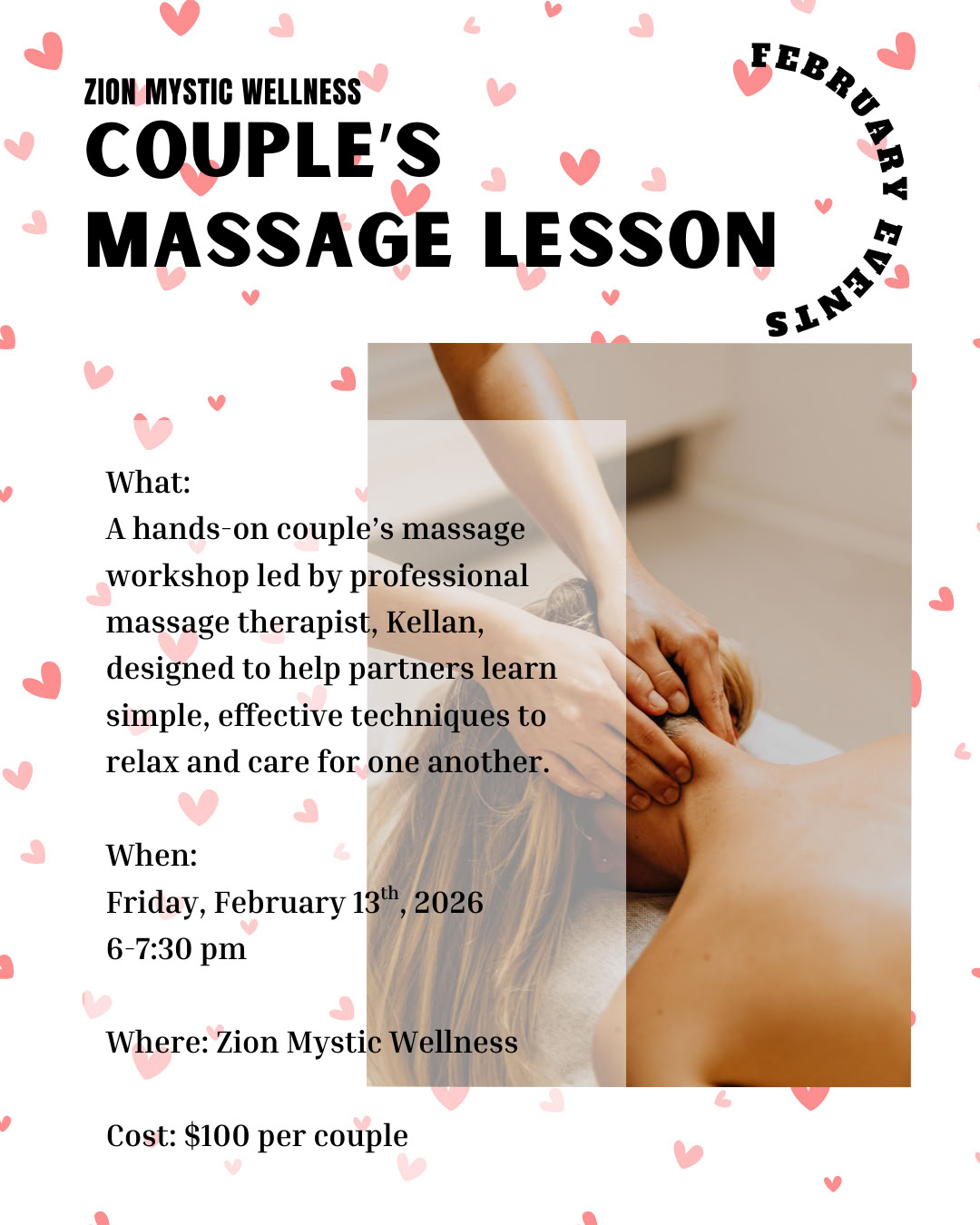 Lezione di massaggio di coppia con Kellan Cox