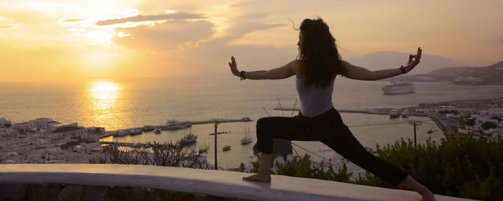 Yoga al tramonto