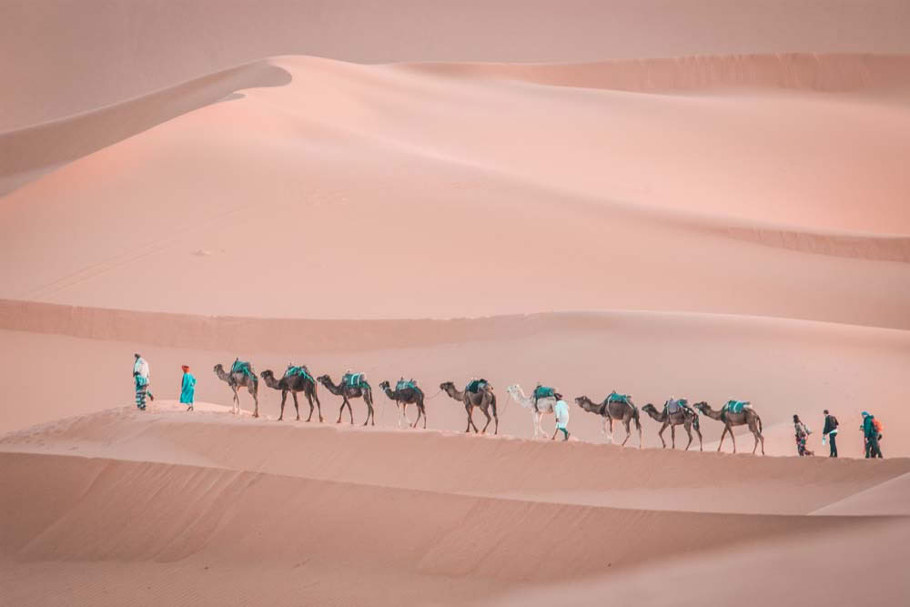 5 giorni di tour nel deserto e ritorno a Marrakesh da Marrakesh