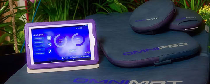 Sessione di guarigione con tappetino PEMF