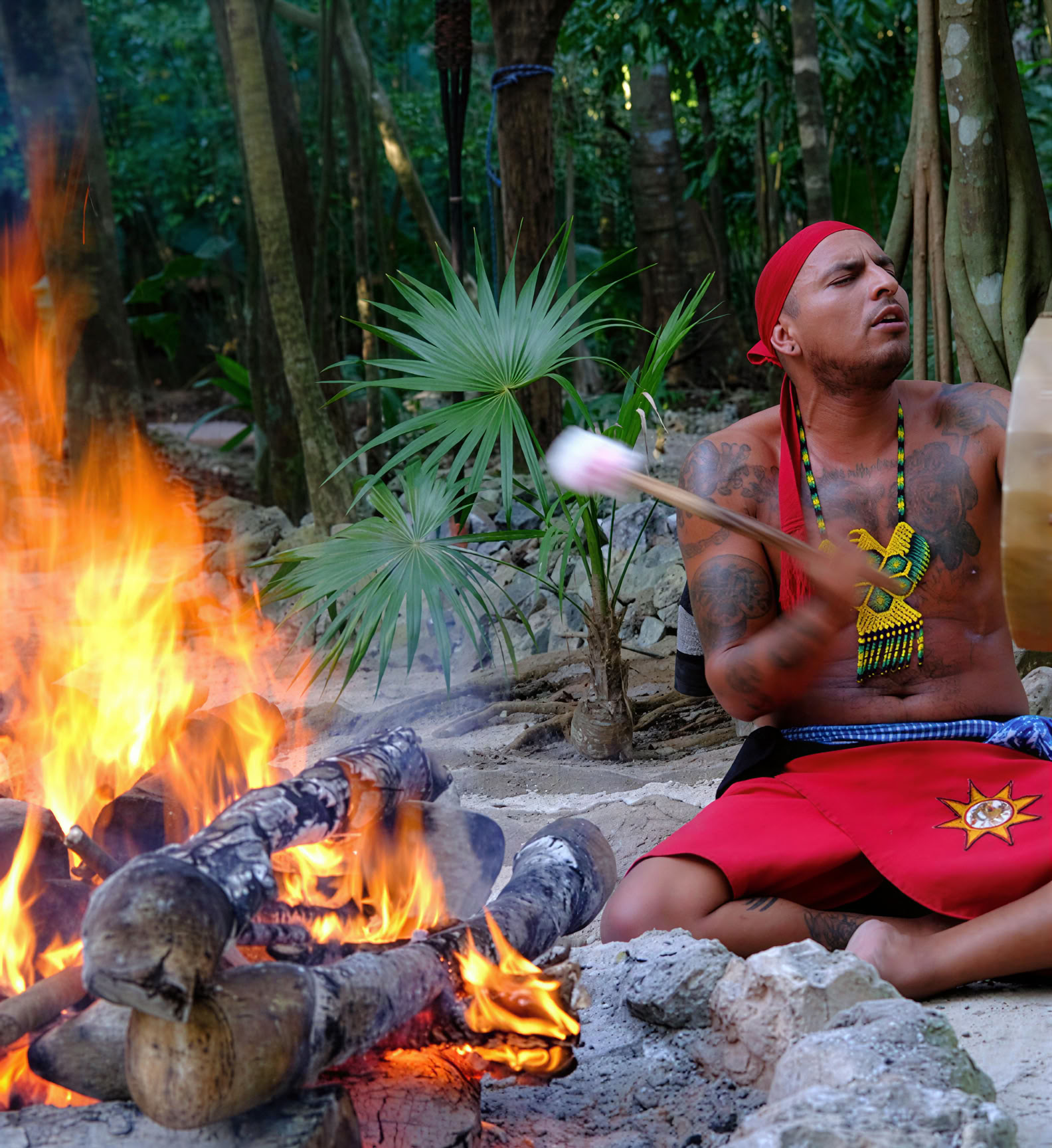 Private Temazcal & Massaggio Sincrono di Coppia