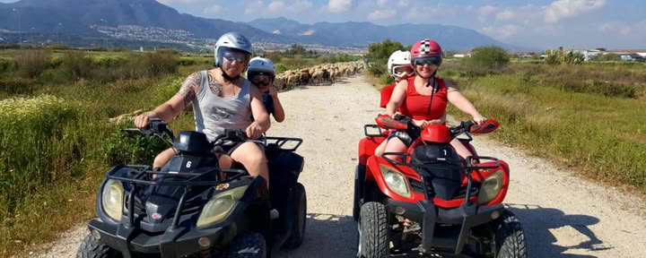 Quad in fuoristrada