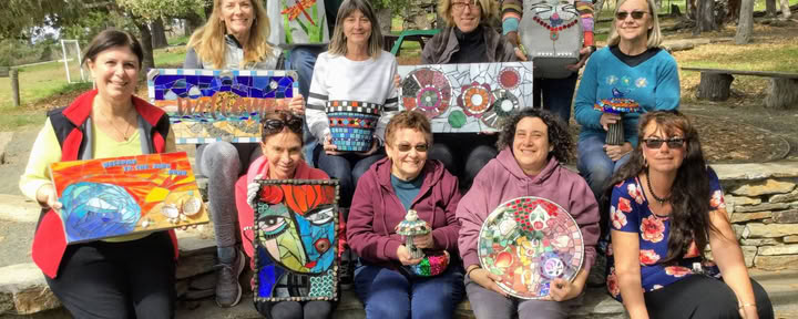 Mosaic Art Ritiro con Passiflora Mosaics (Settembre) — Camp Ocean Pines