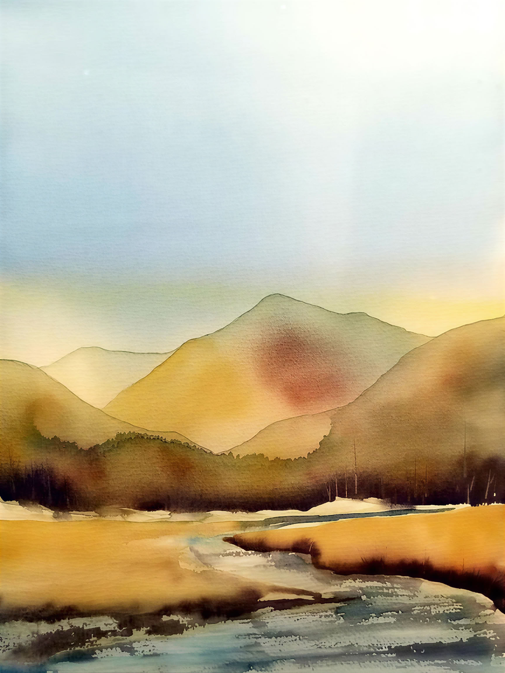 Watercolor Wonders: Acqua e Riflessi
