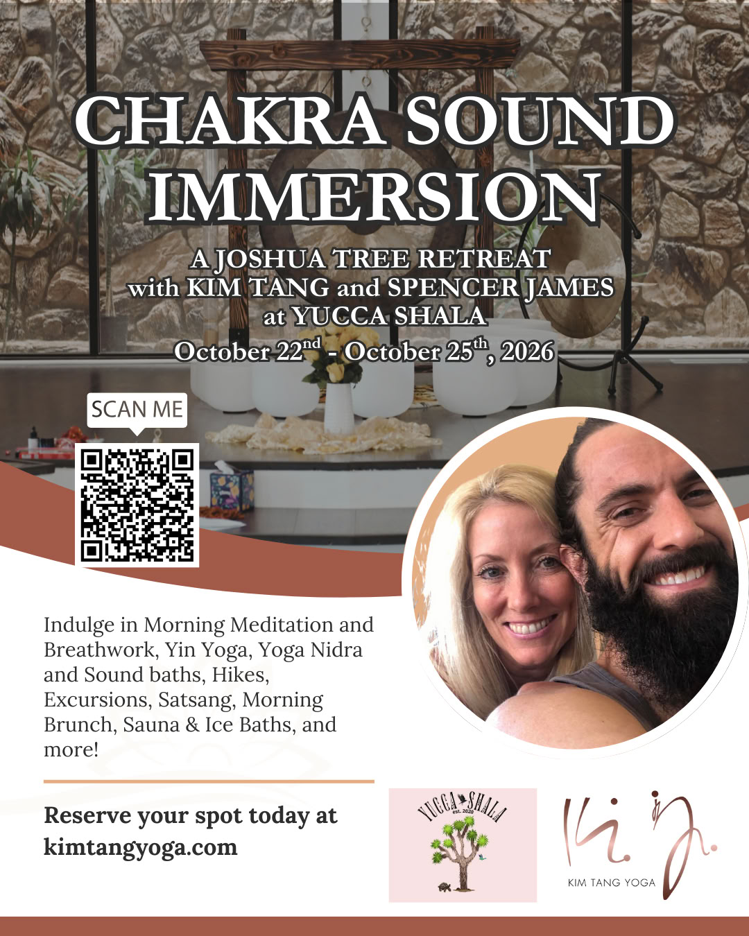 Chakra Sound Immersion: Un ritiro a Joshua Tree con Kim Tang e Spencer Larson — YUCCA SHALA