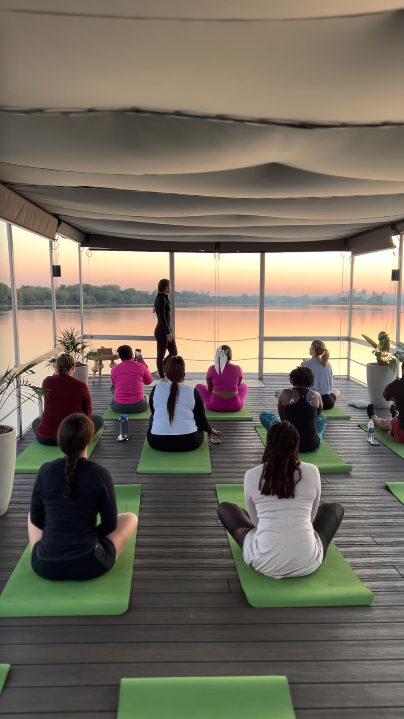 Yoga sullo Zambesi