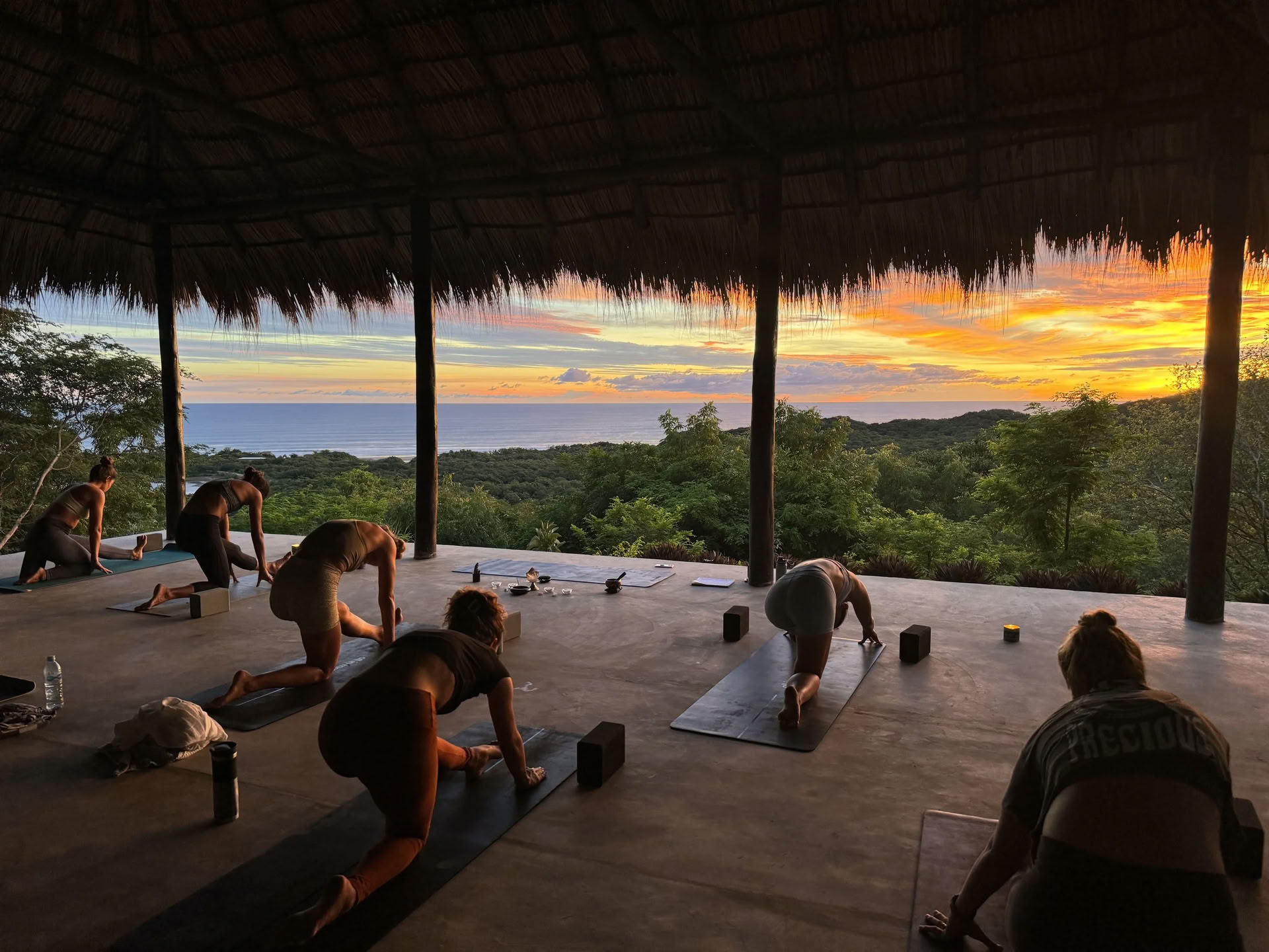 Lezione di Yoga a Popoyo, Nicaragua