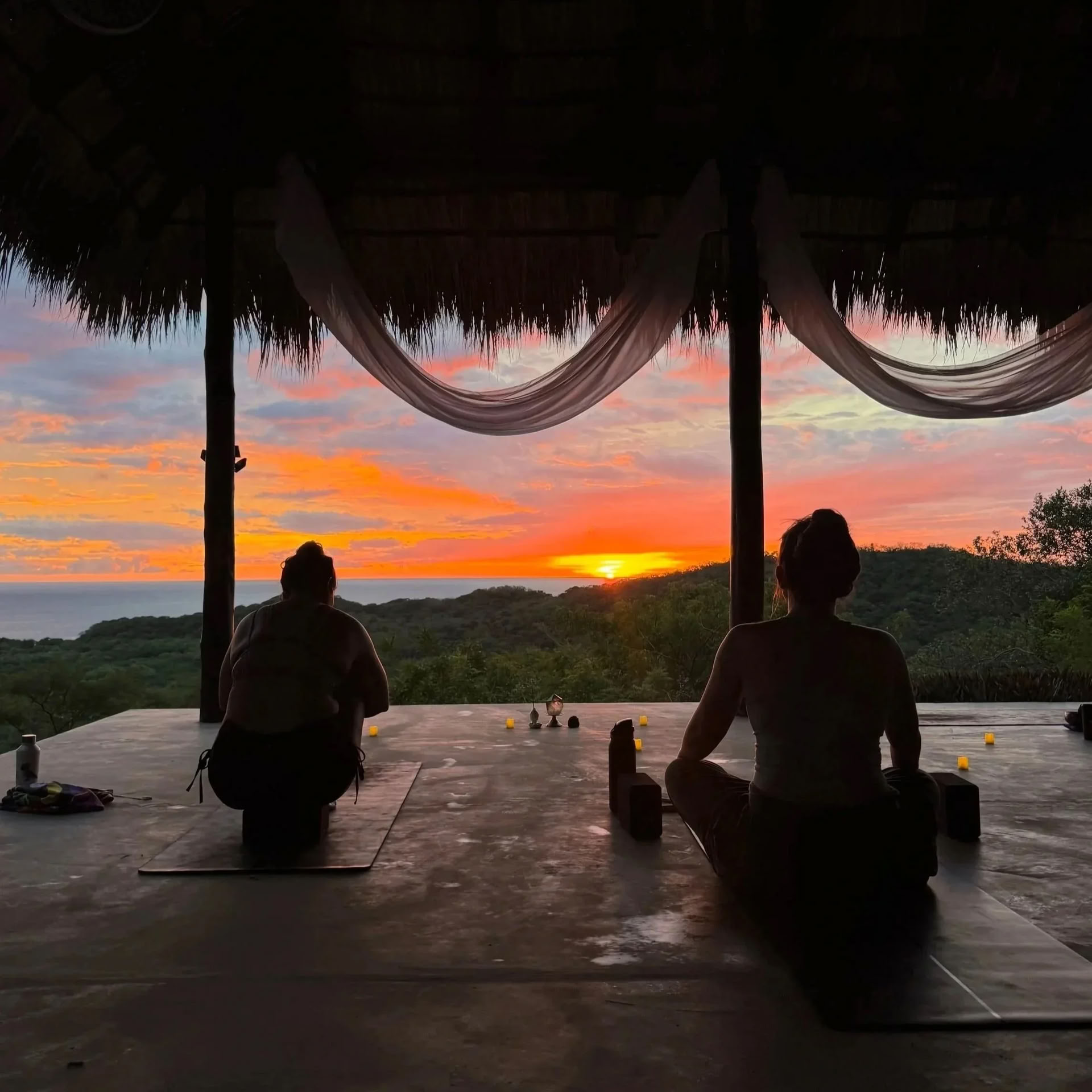 Lezione di Yoga a Popoyo, Nicaragua