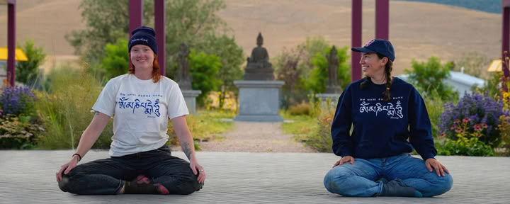 Ritiro Buddha, Dharma, Sangha