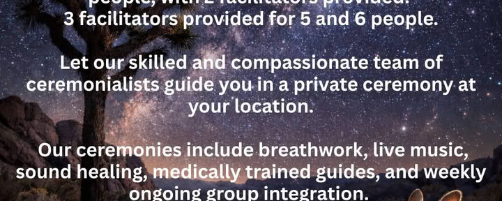 Cerimonie private di Ayahuasca nella California meridionale
