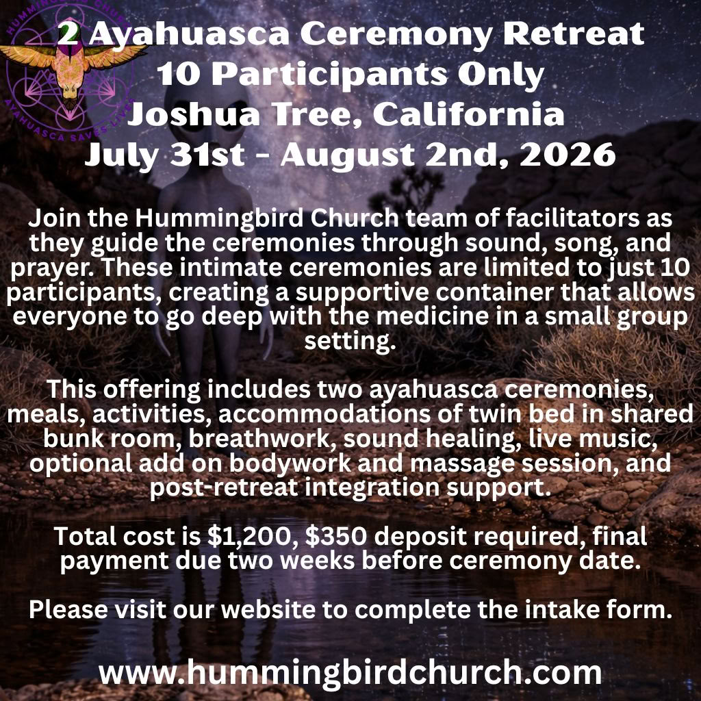 10 partecipanti soltanto - Joshua Tree, California - 31 luglio - 2 agosto 2026