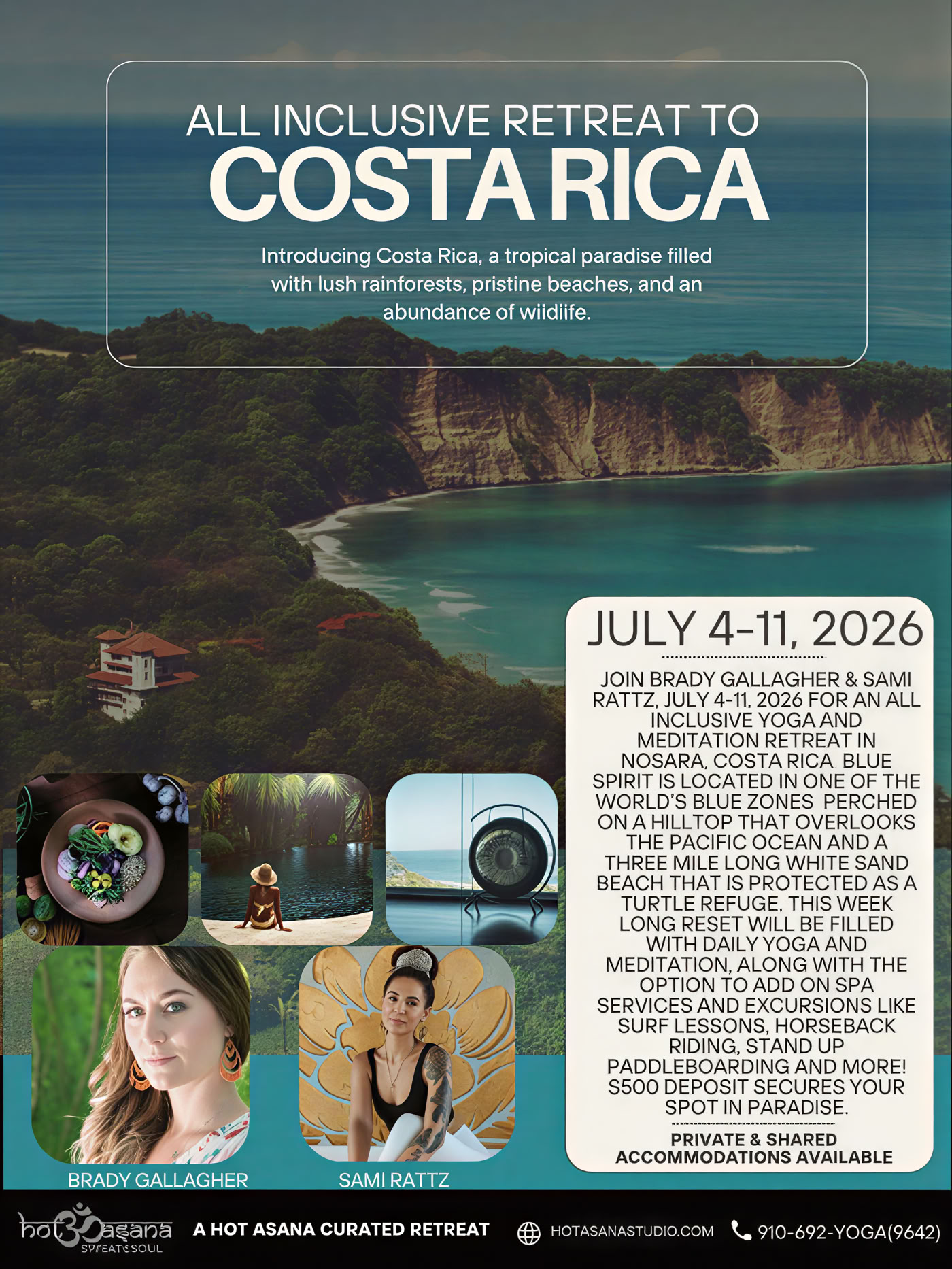 Costa Rica Ritiro con Brady Gallagher & Sami Rattz