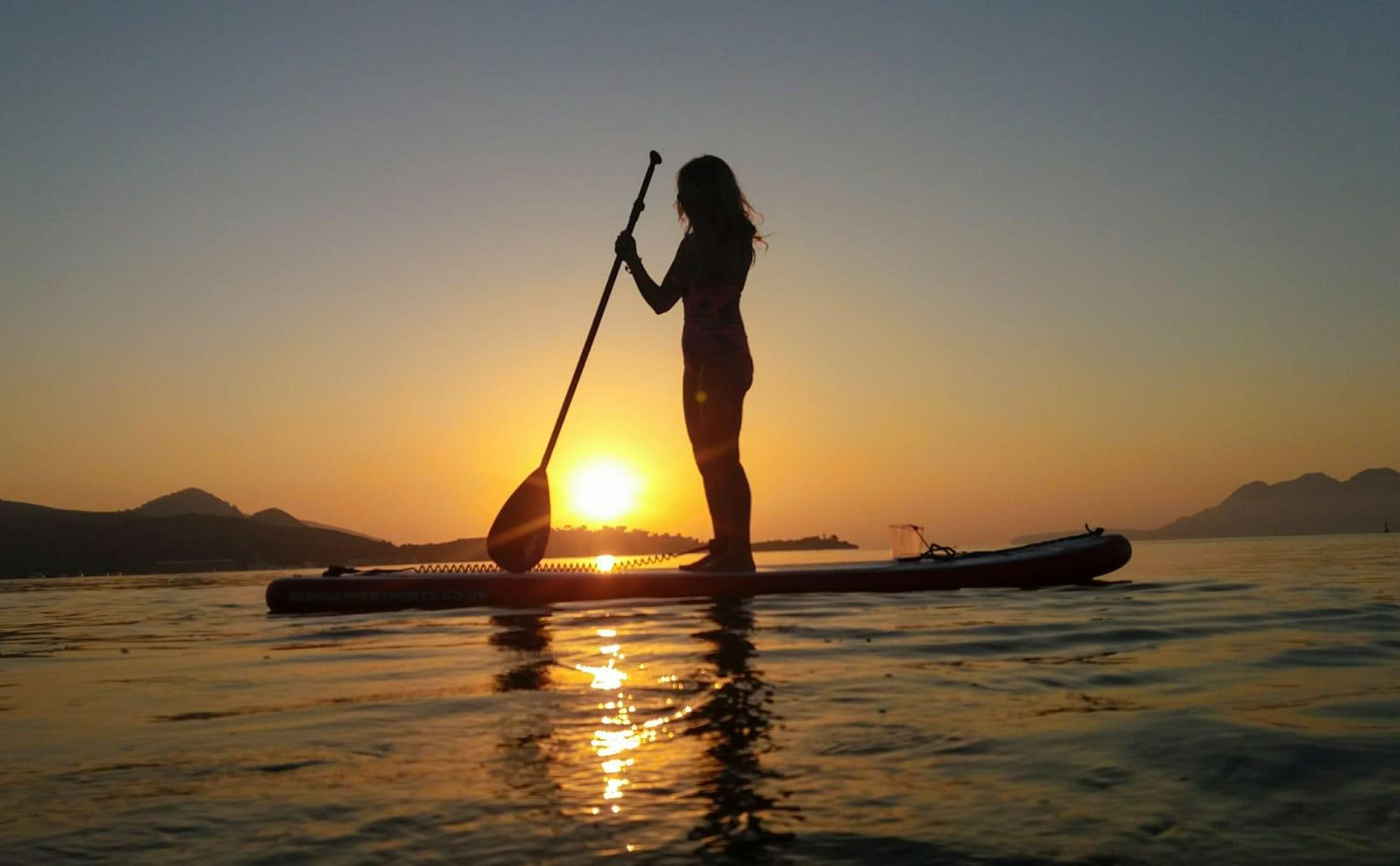 Tour in SUP al tramonto