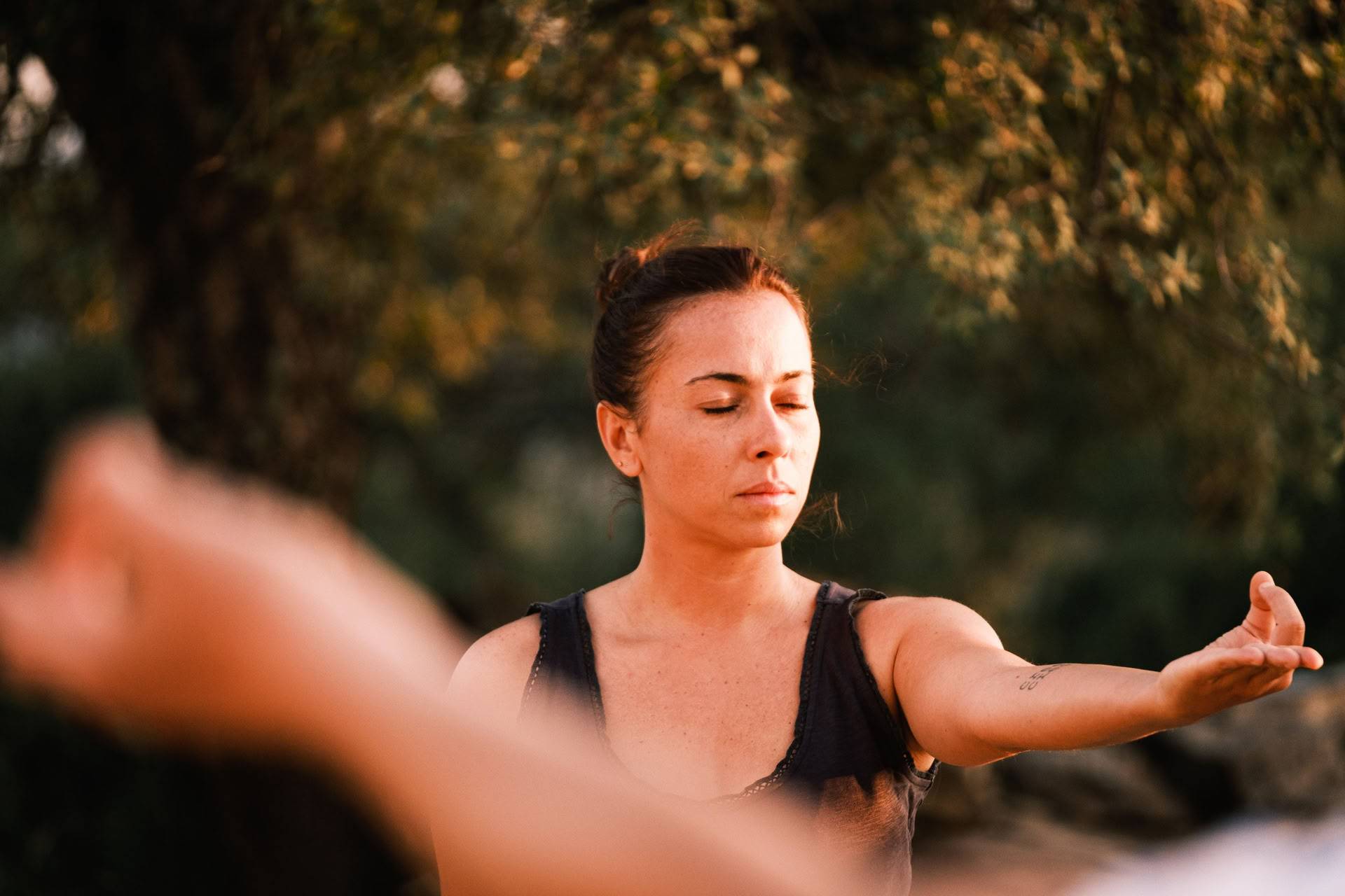 Giornata di yoga nella natura