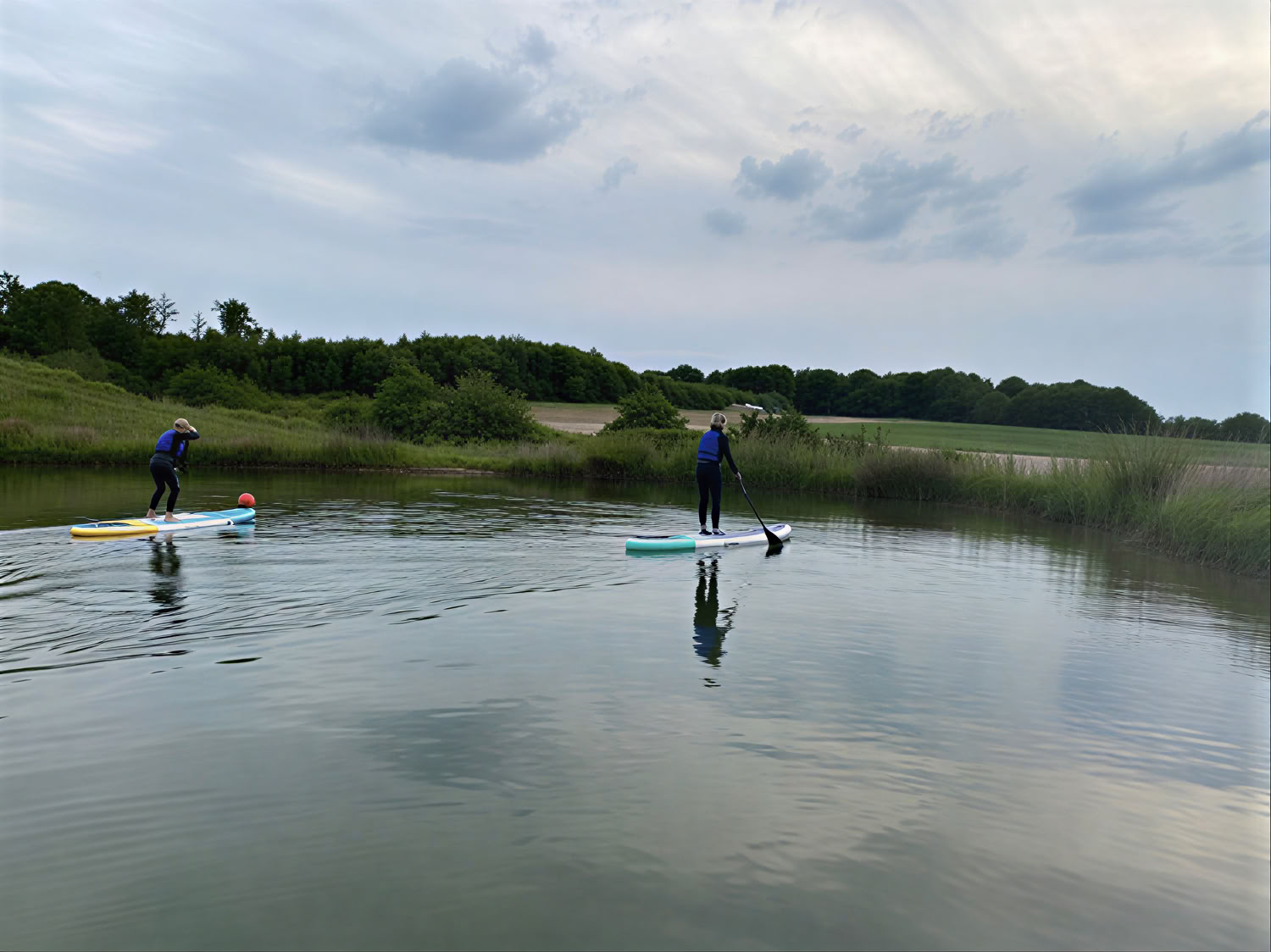 Yoga in SUP