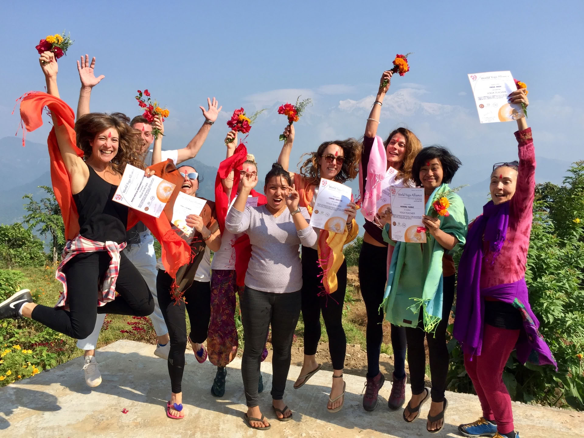 Corso di formazione insegnanti di yoga di 200 ore in 20 giorni in Nepal