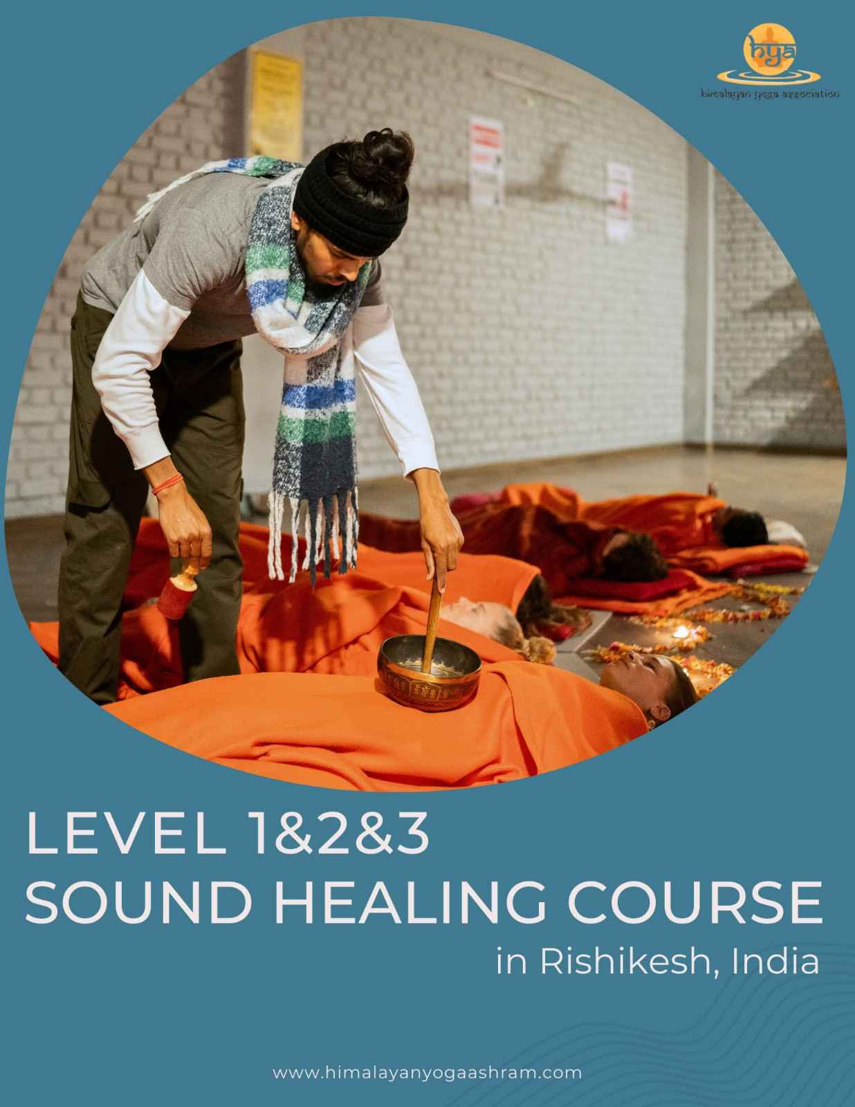 Corso di sound healing livello 1, 2 e 3 a Rishikesh, India HYA