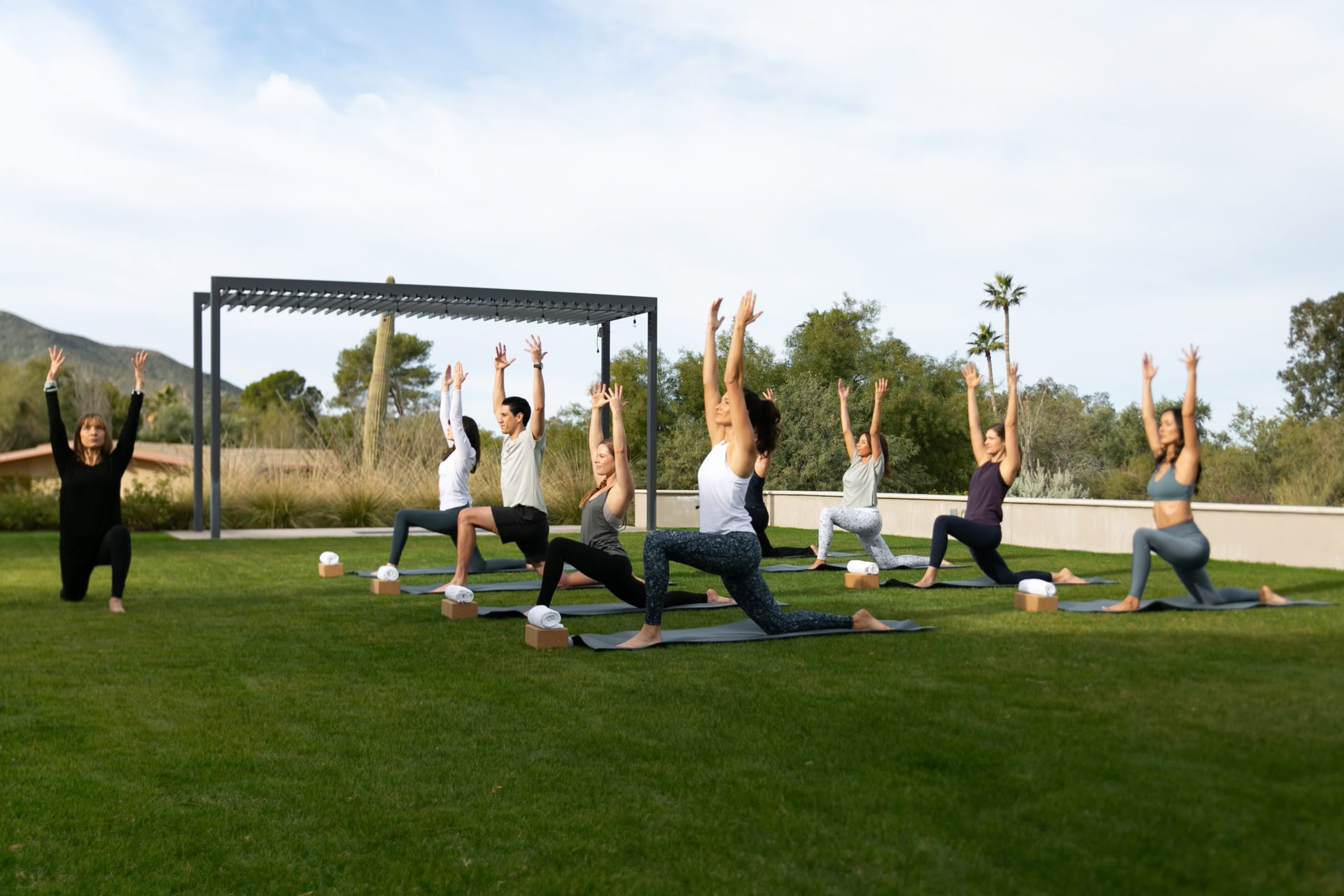 Yoga all'aperto