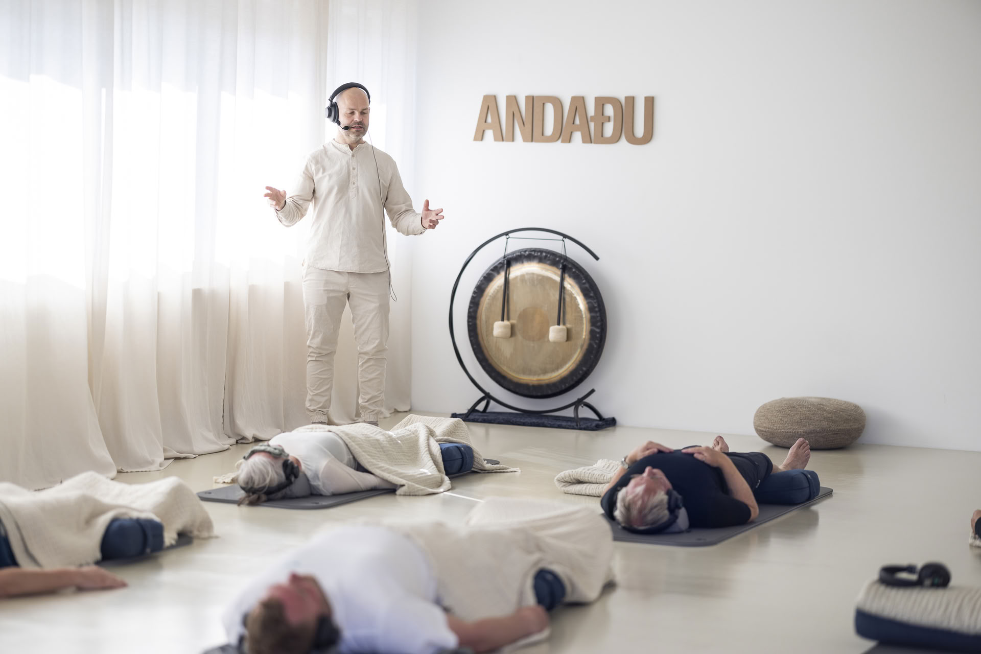 Sessione di breathwork con Andri