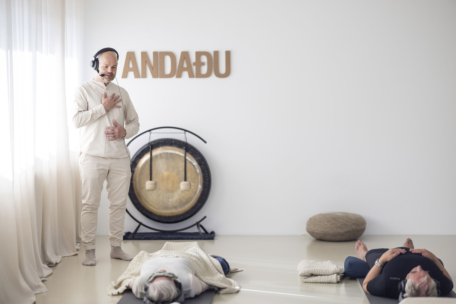 Sessione di breathwork con Andri
