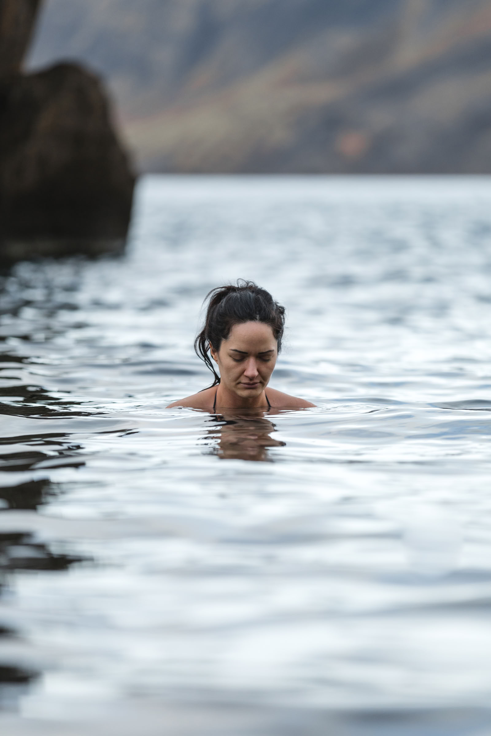 Terapia del freddo nella natura e sauna