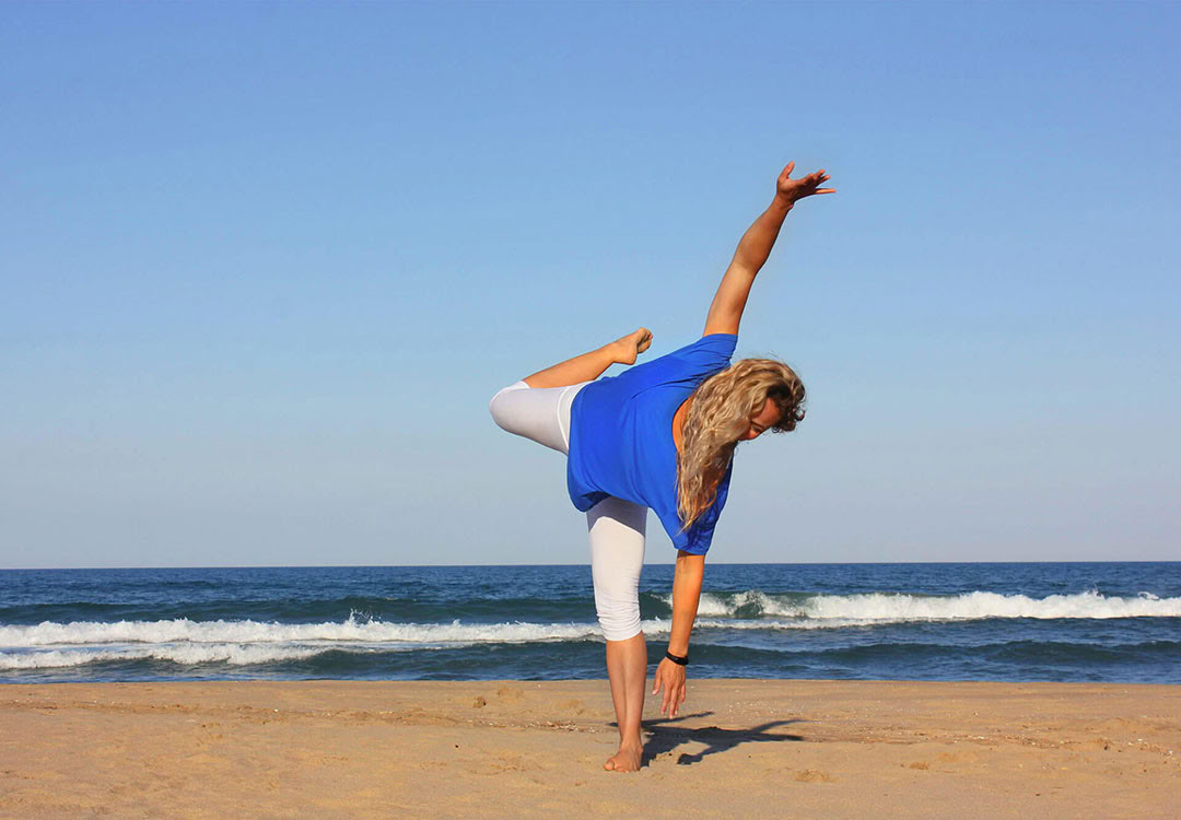 Yoga in spiaggia