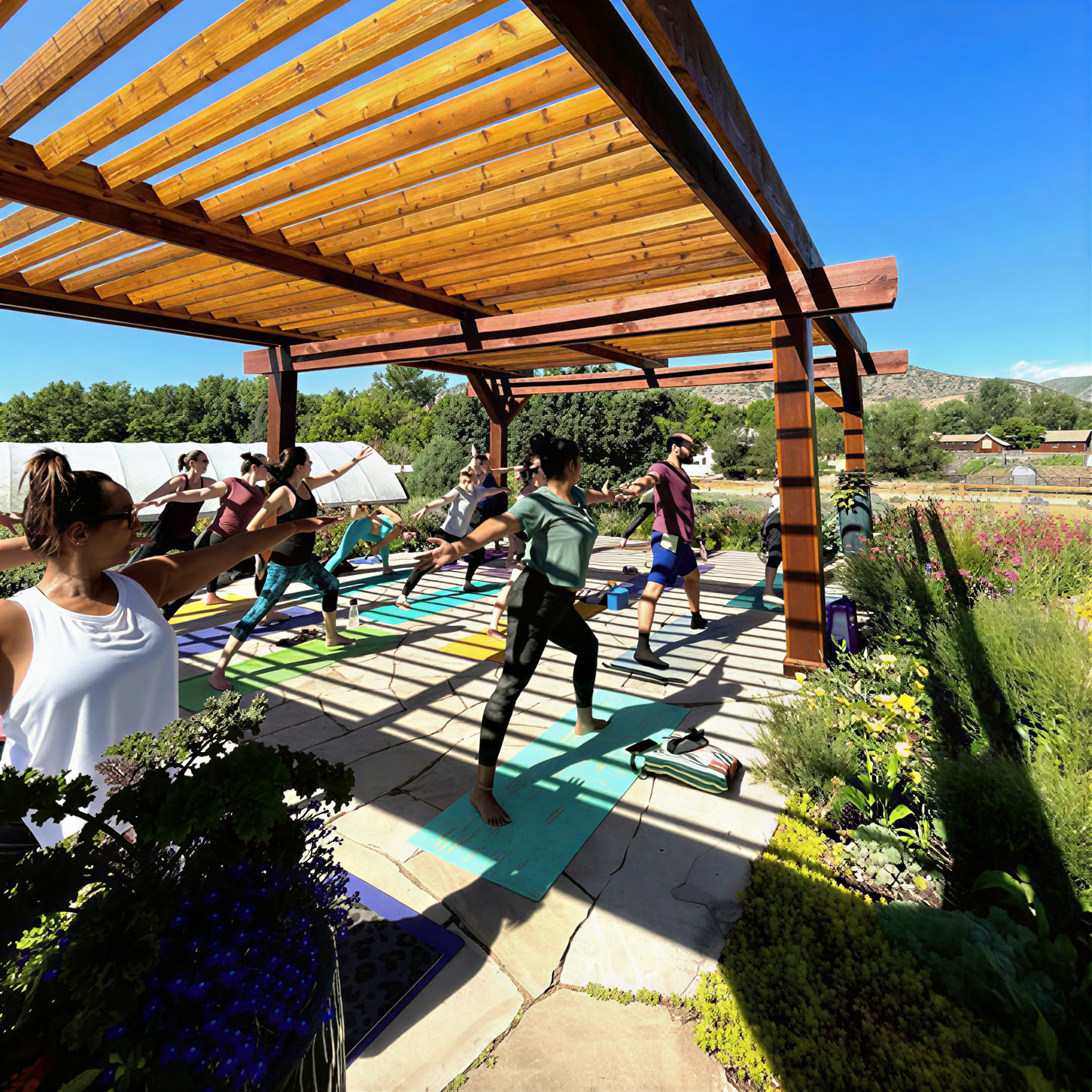Yoga al tramonto sul rooftop | Denver