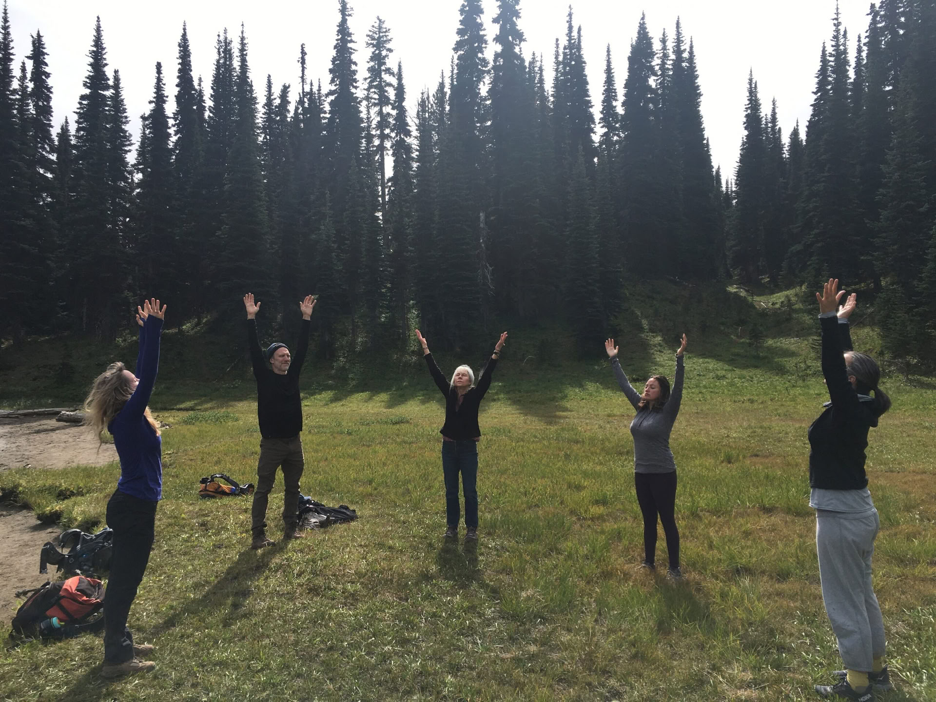 Escursione di yoga e meditazione sul Monte Rainier