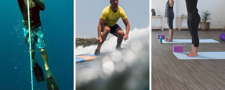 6 giorni di apnea, surf e yoga
