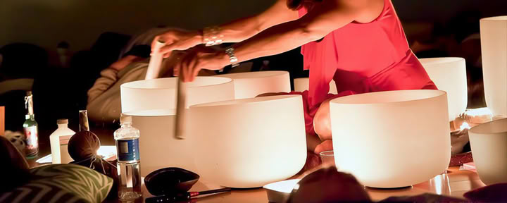 Evento di meditazione con campane tibetane