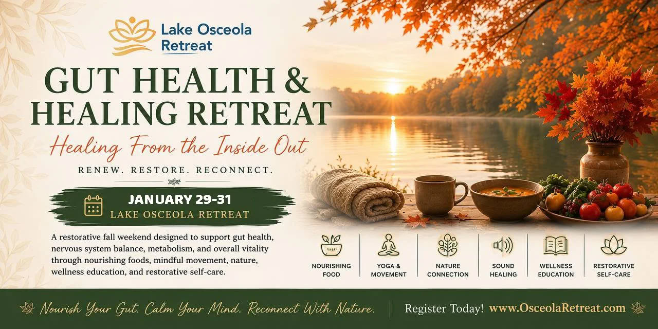 Ritiro per la salute intestinale e la guarigione — Lake Osceola Retreat