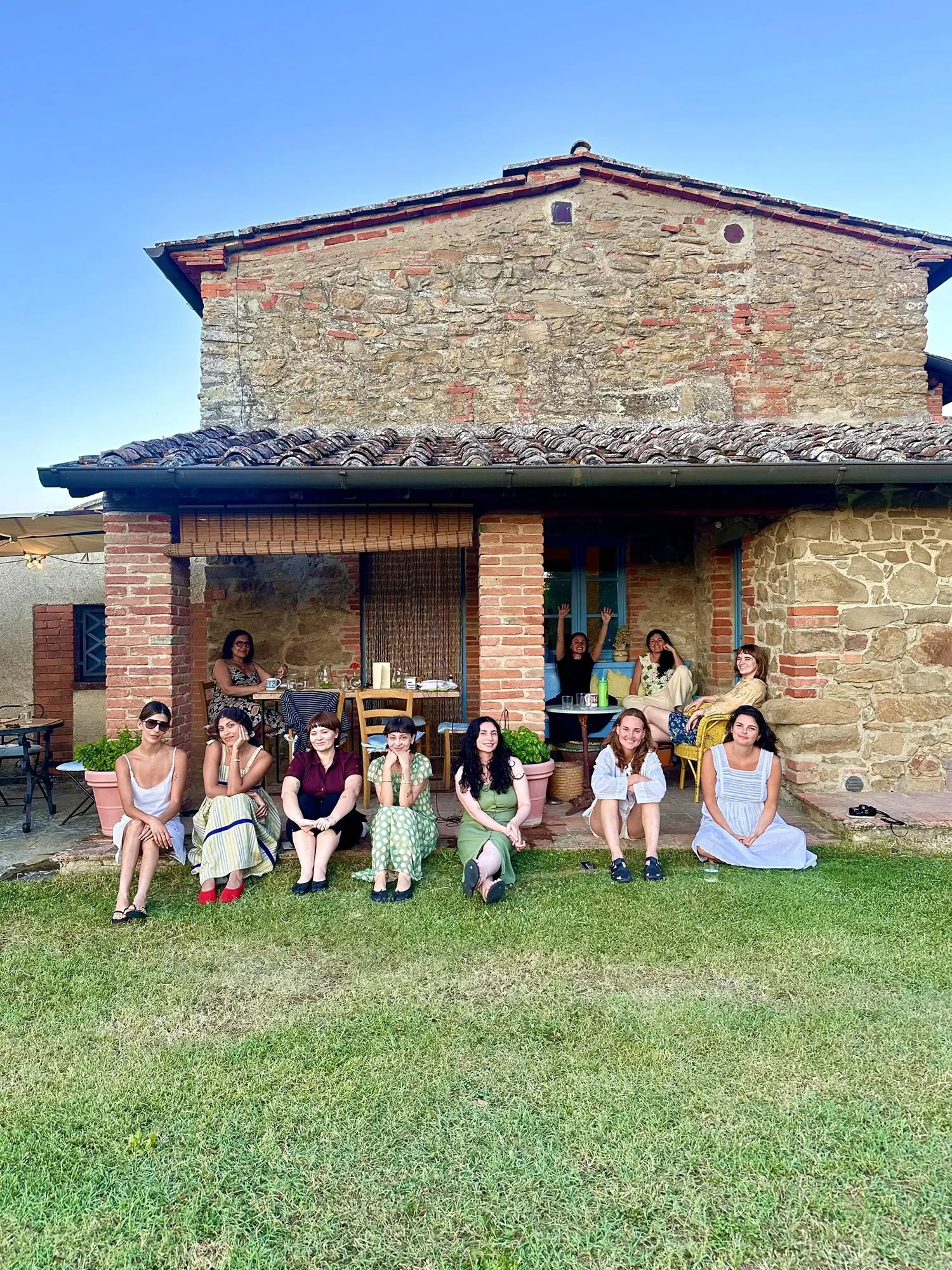 Affitto della fattoria per amici e famiglia