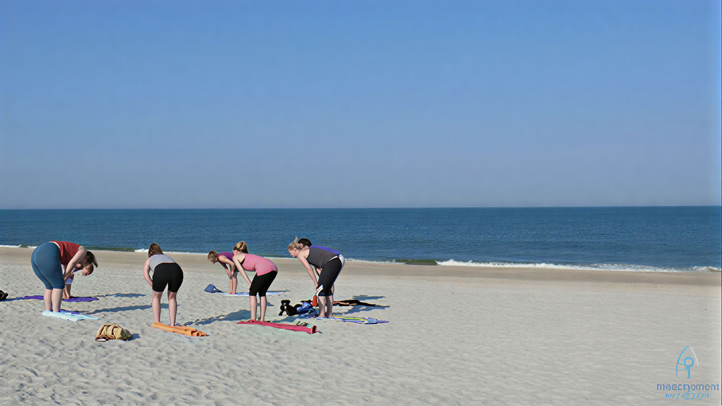 Yoga in spiaggia