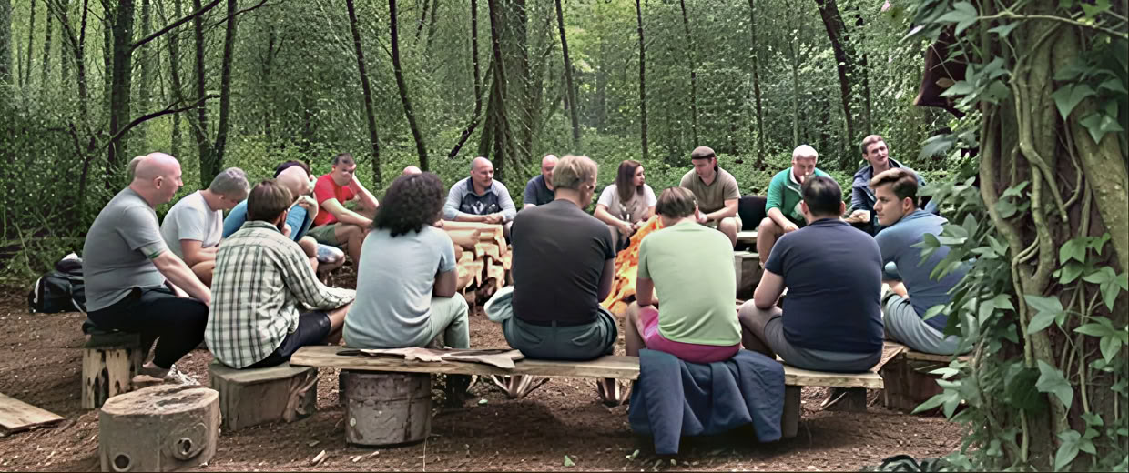 Capanna sudatoria per uomini — Mucklagh Lodge