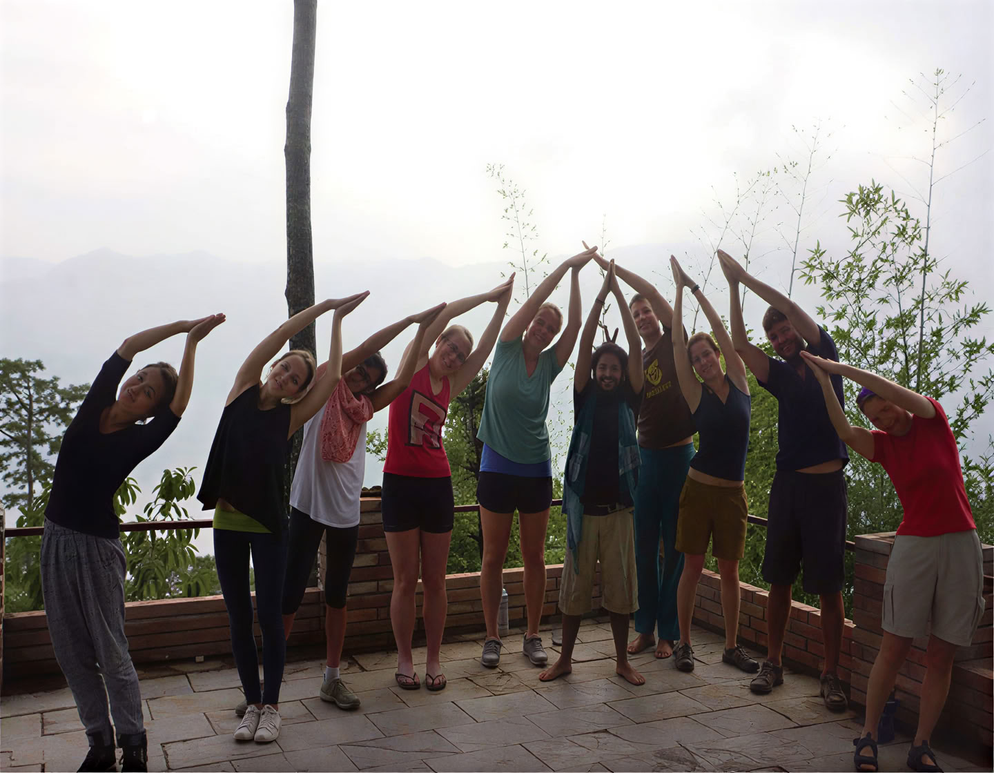 Trekking a Nagarkot in Nepal con yoga