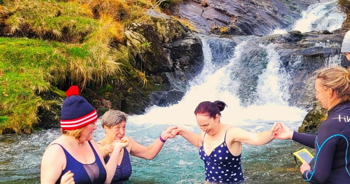 Programma di nuoto in acque libere invernale