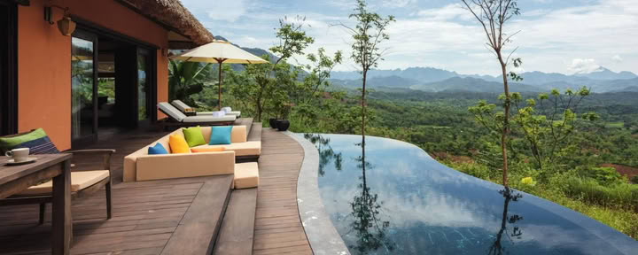 Villa con piscina Senna Hilltop 1 camera da letto