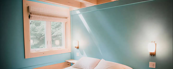 Camera da letto in baita